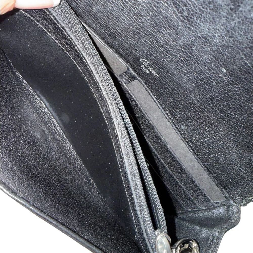 Black Buffalo Marcelo Leather Inter Long Wallet w/ Original Box, Papers & COA